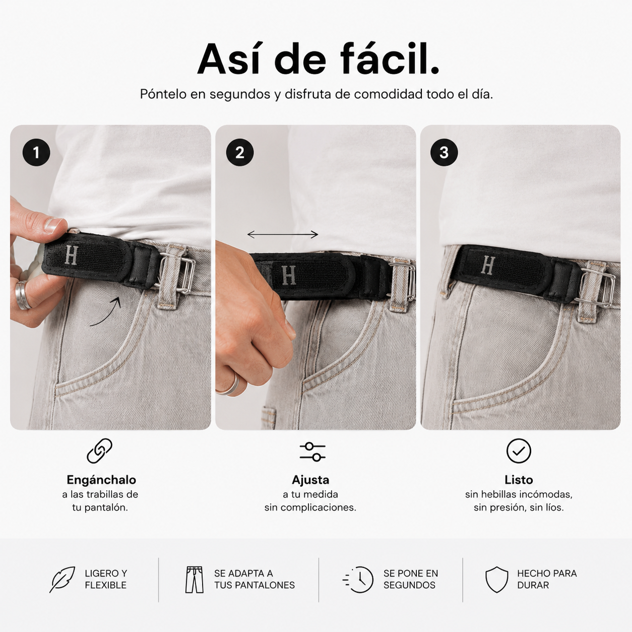 Cinturon Sin Hebilla TheComfyBelt ™